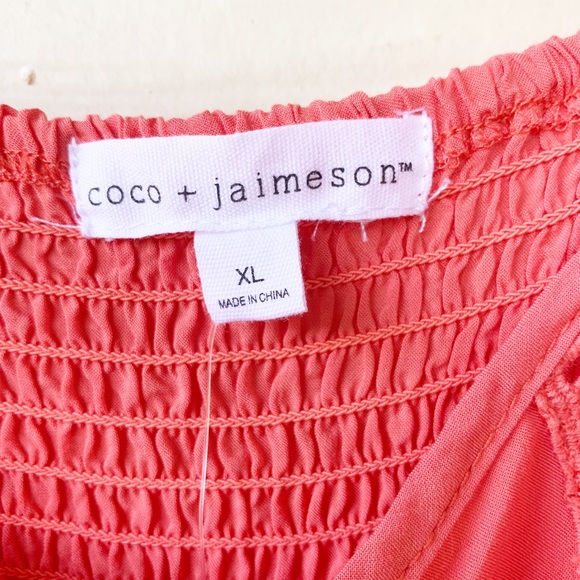 Coco + Jaimeson Embroidered Romper Sz XL - Picture 7 of 10